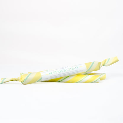Polkagrisstång 50 g – Supersur Citron