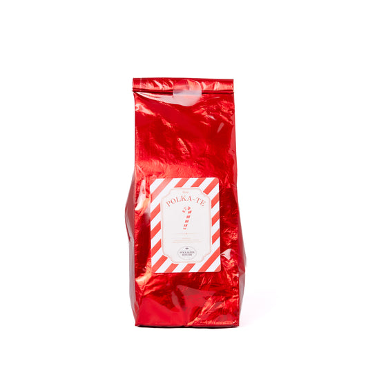 Polka-Te 100g – Röd polka