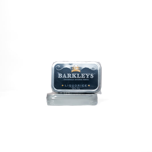 Barkleys Plåtask 50g – Liquorice
