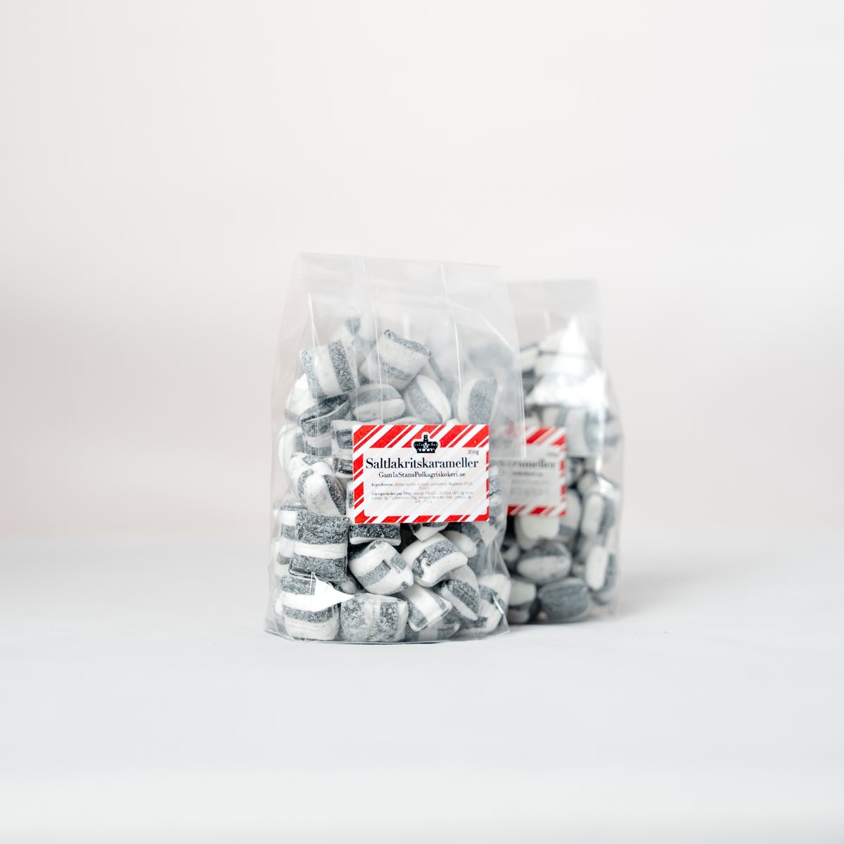 Karamellpåse 200g – Saltlakritskarameller